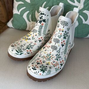 Keds x Rifle Paper Rowan Menagerie Rain Boots Size 6
